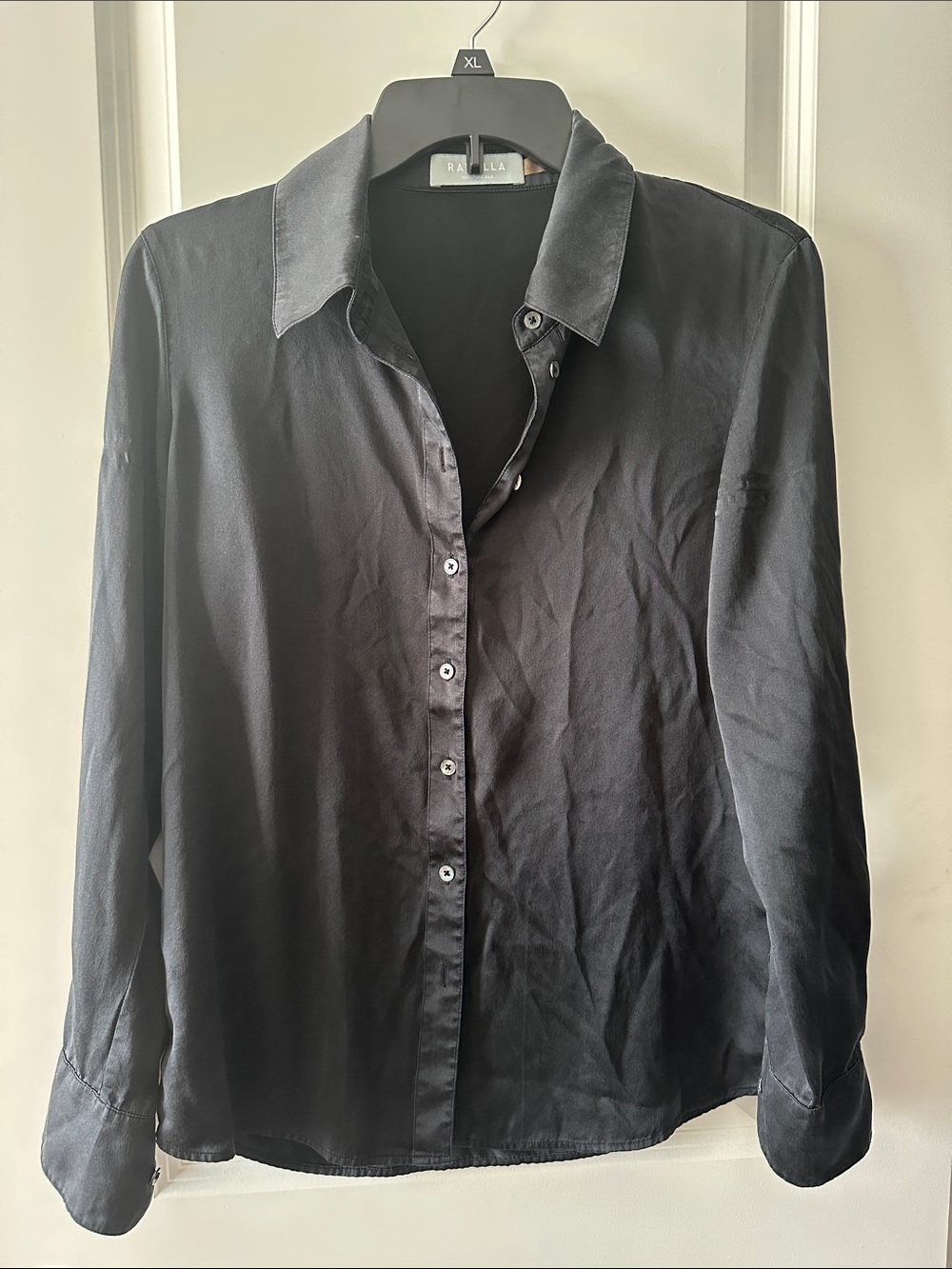 Ravella Silk Button Down